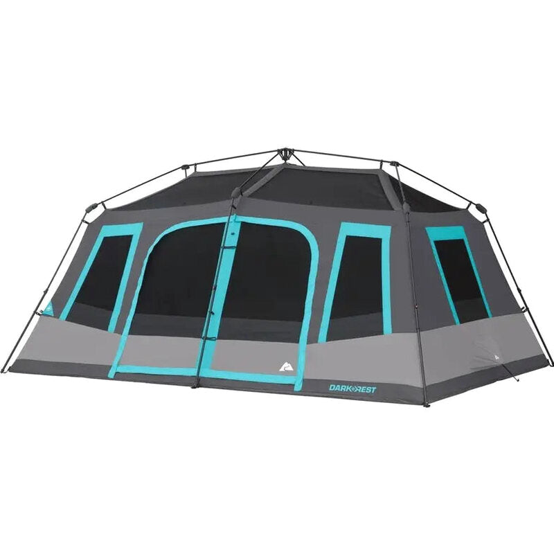 Ozark Trail Dark Rest Instant Cabin Tent, 10-Person, Gray, 14 ft x 10 ft - WMT-141078D