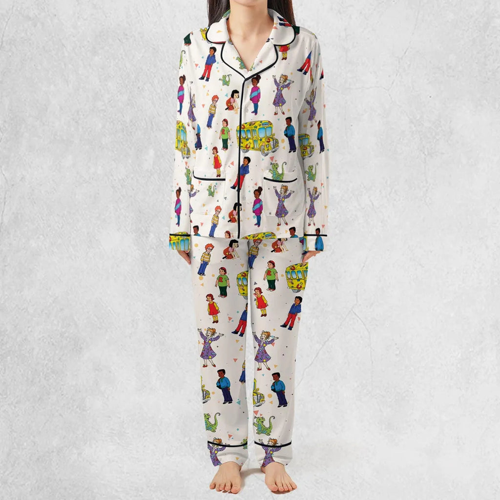 The Magic School Bus Characters Pajamas Set
