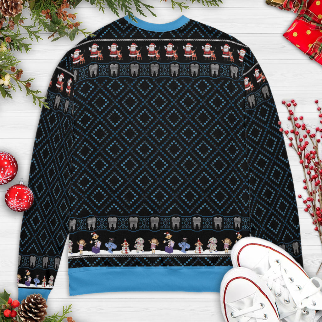 Give me your teeth Misfit Rudolph the Red-Nosed Reindeer Ugly Christmas Sweatshirt