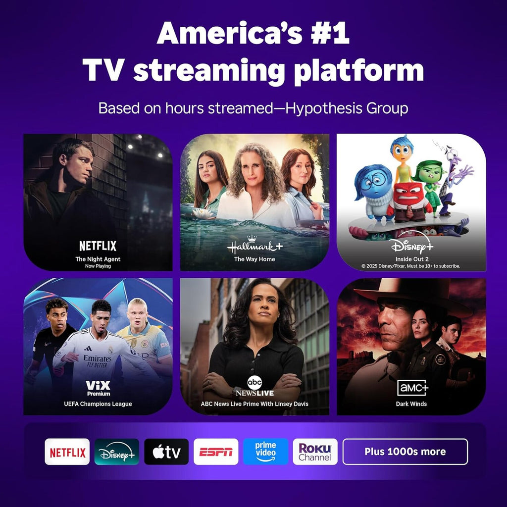 Roku 50in Select Series 4K HDR Smart TV With Voice Remote