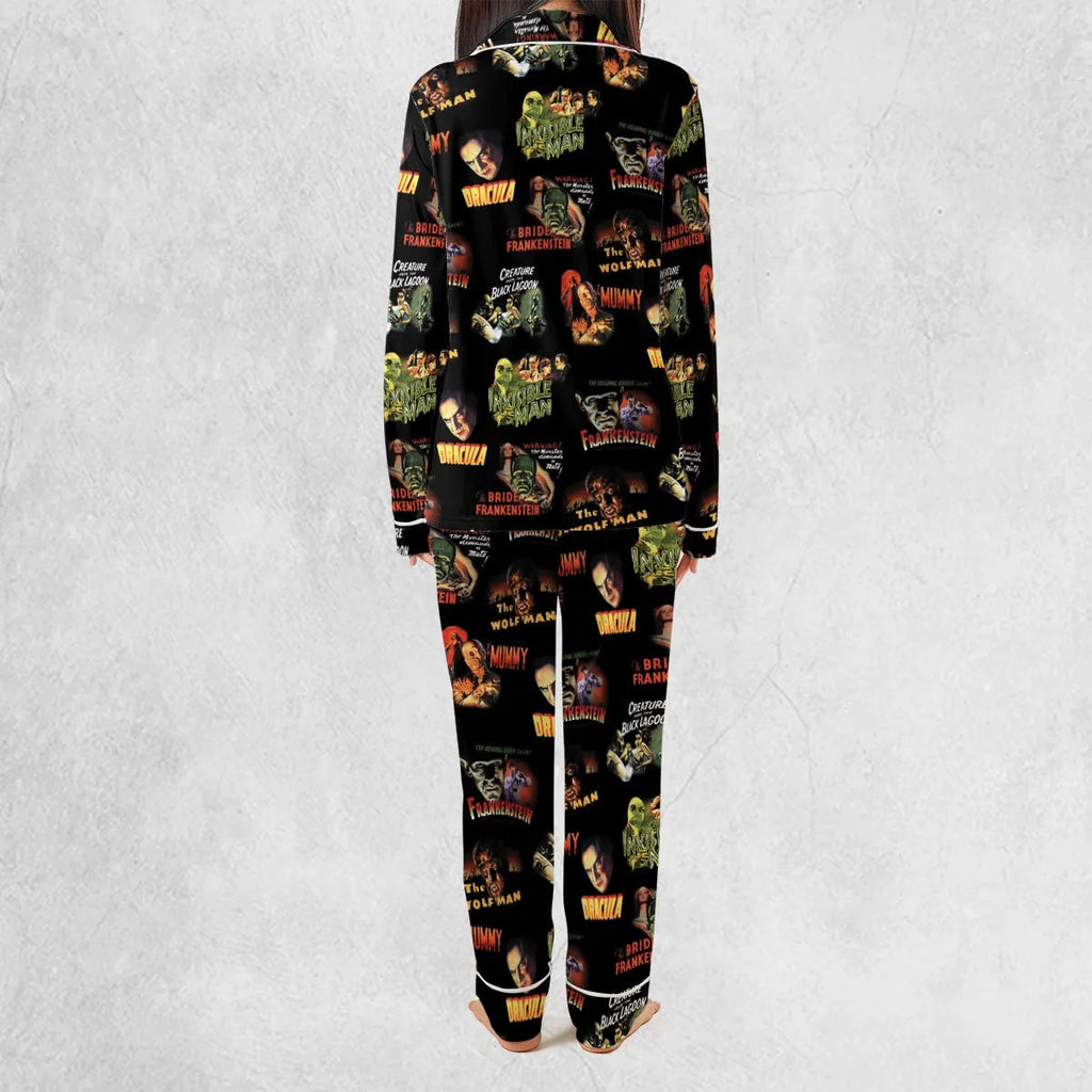 Teaming Monsters All Up Universal Monsters Pajamas Set