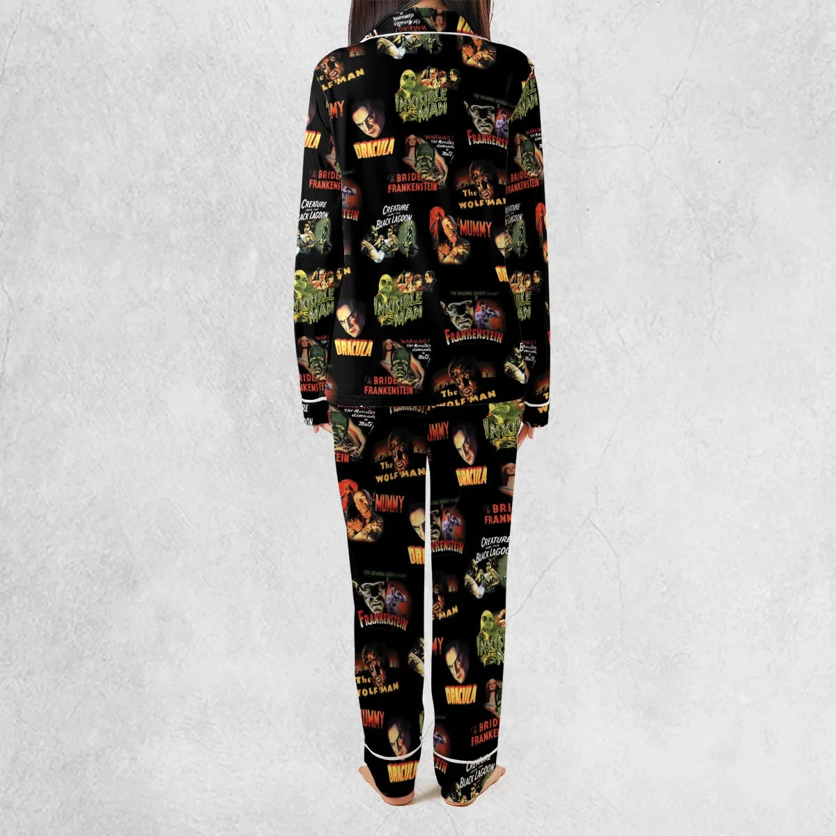 Teaming Monsters All Up Universal Monsters Pajamas Set