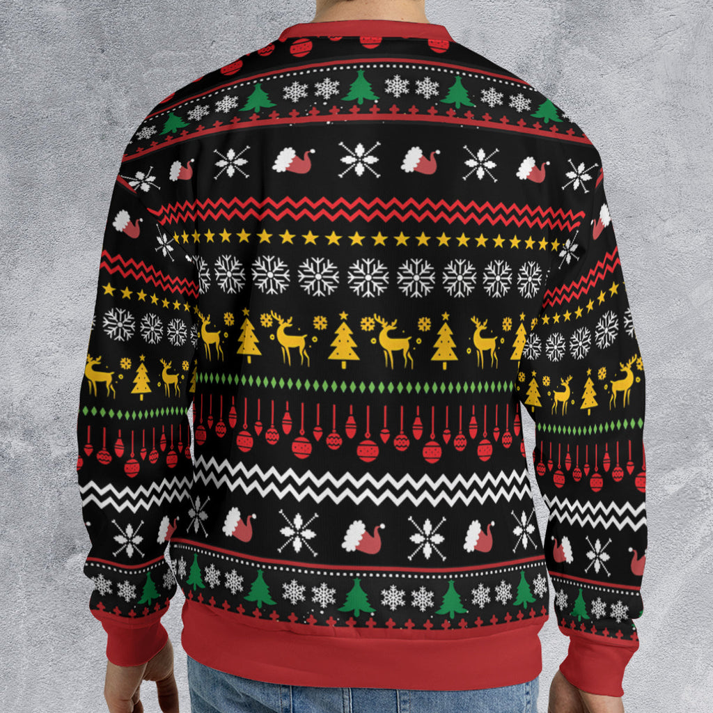 Purify Yourself In Christmas Ugly Christmas Sweatshirt