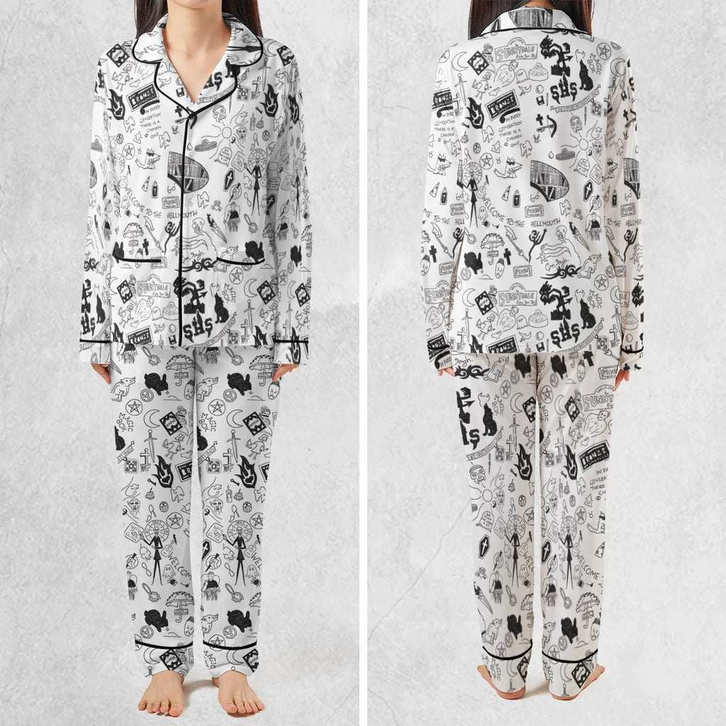 Buffy The Vampire Slayer Pattern Pajamas Set