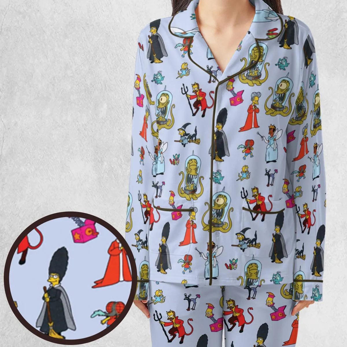 Halloween Costume The Simpsons Pajamas Set