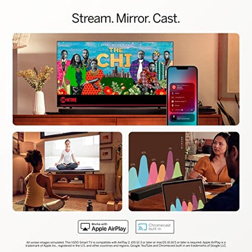 VIZIO 40-Inch D-Series Full HD 1080p Smart TV With AMD FreeSync And Apple AirPlay - D40F-J09