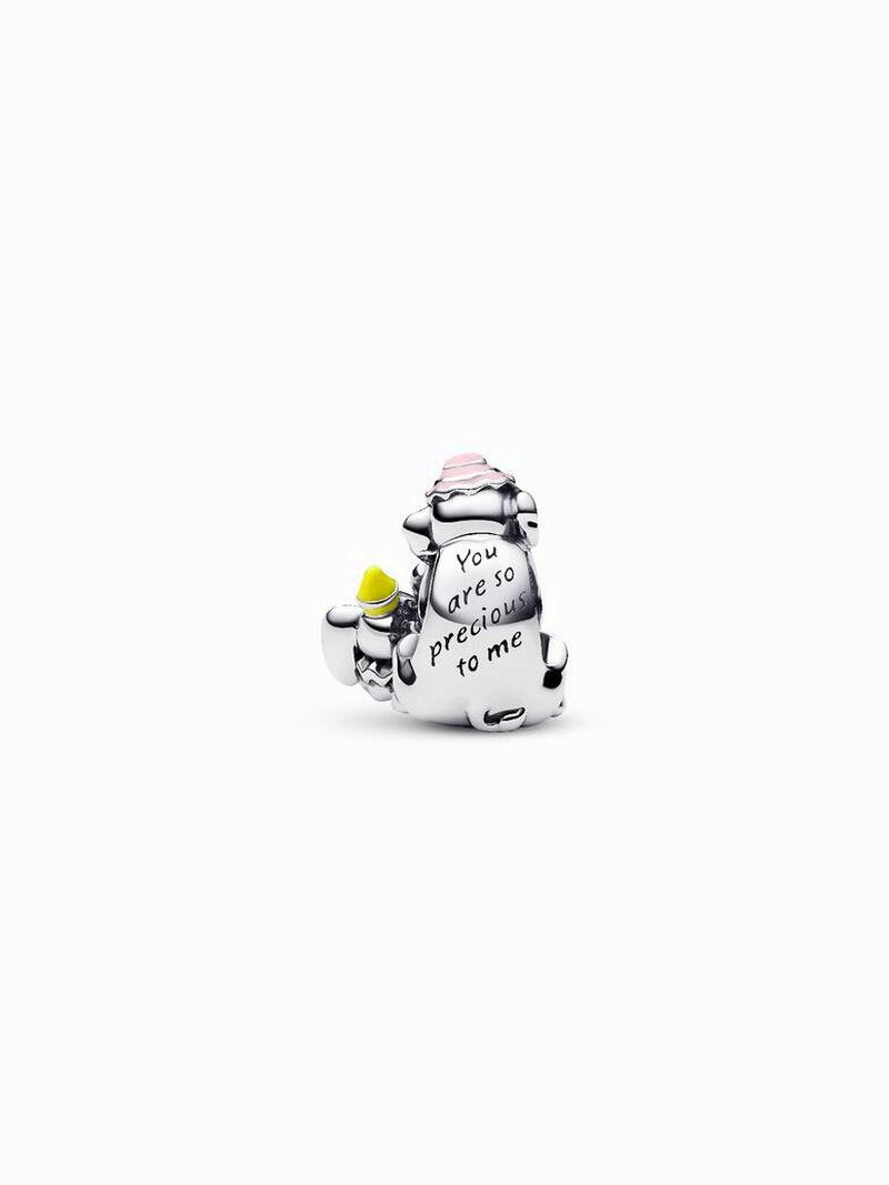 Elephant and Heart Charm Set