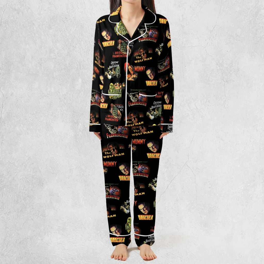 Teaming Monsters All Up Universal Monsters Pajamas Set