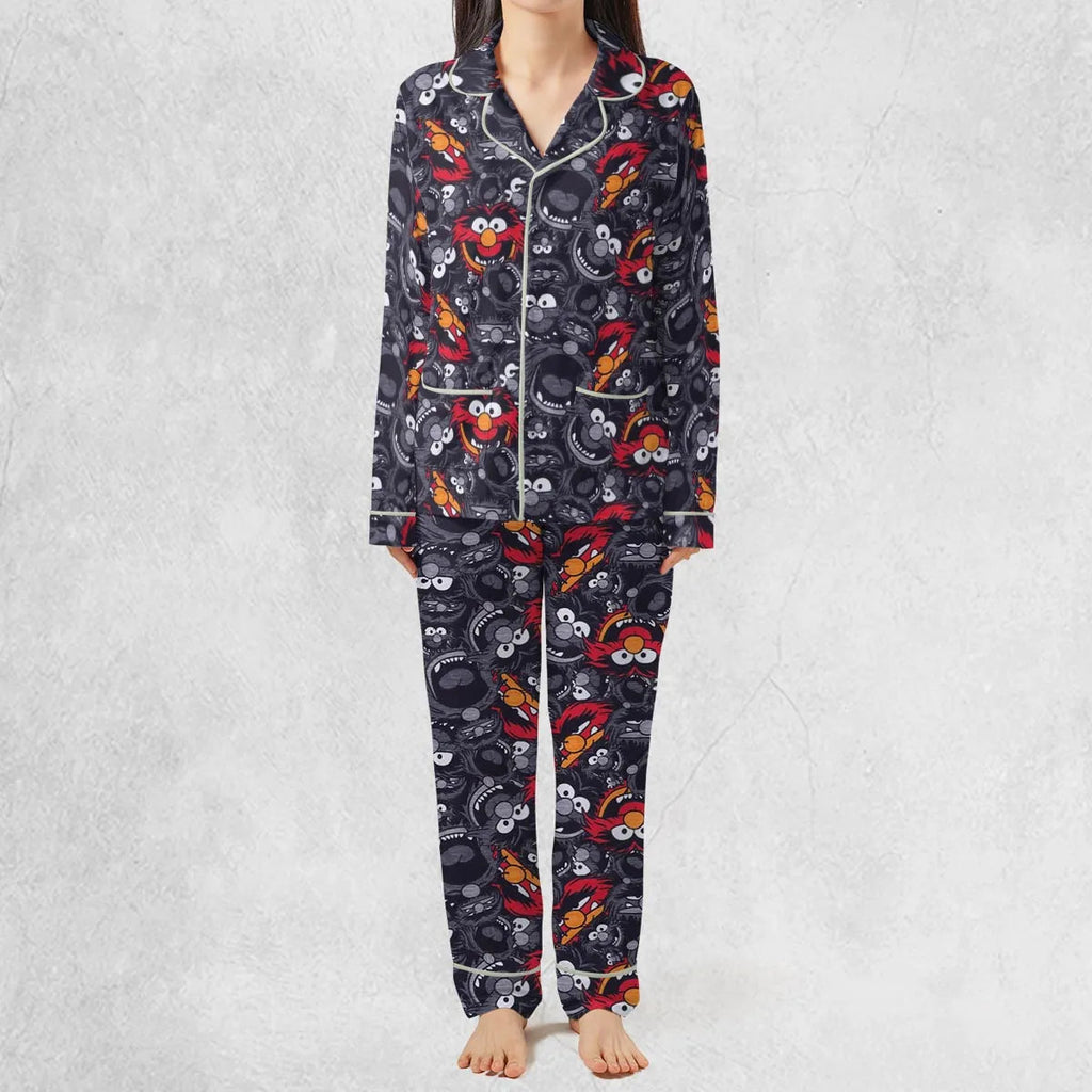 Animal The Muppets Pattern Pajamas Set