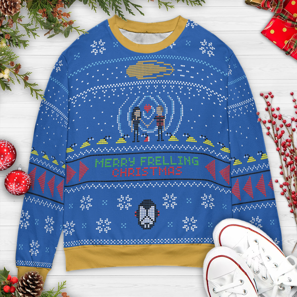 Frelling Christmas Farscape Ugly Christmas Sweatshirt