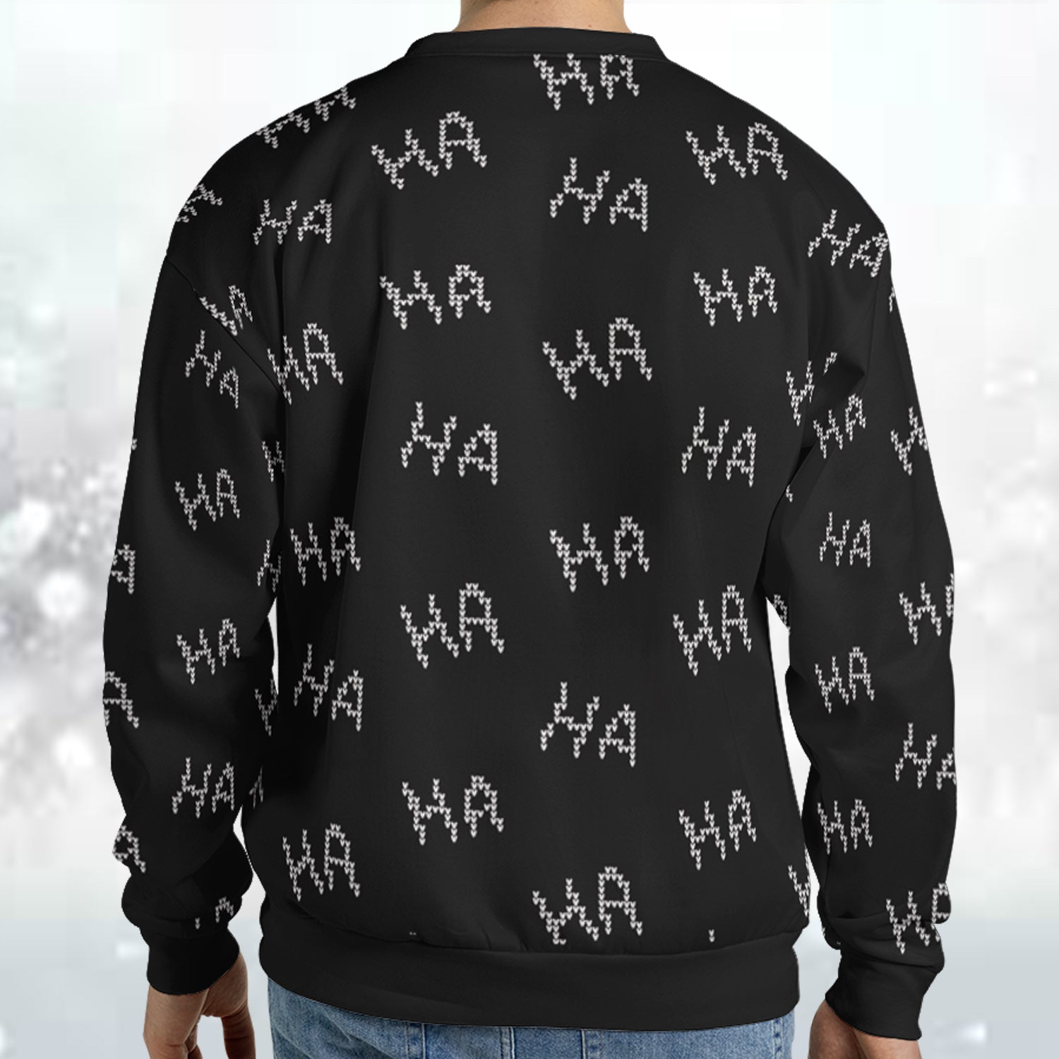 Slappy New Year Goosebumps Ugly Christmas Sweatshirt