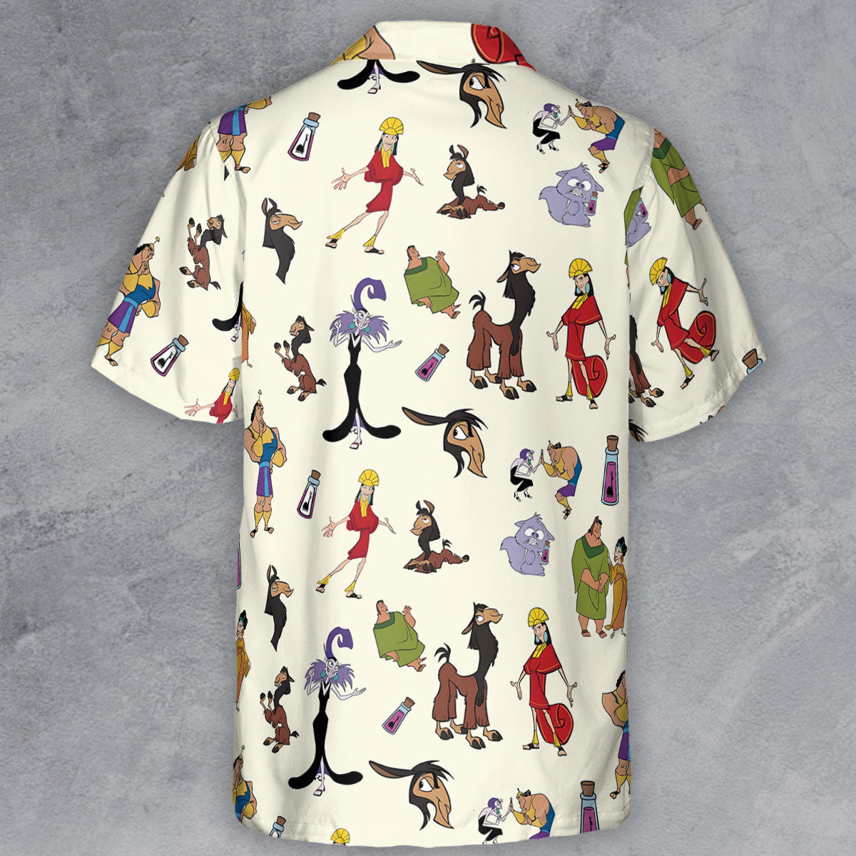 Kuzco and Friends The Emperor's New Groove Button Down Shirt