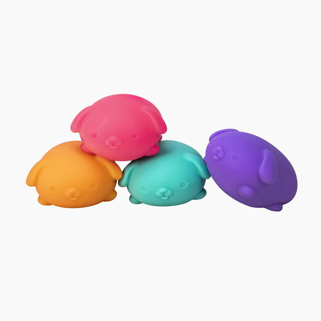 Neon Puppy Squeeze Toy