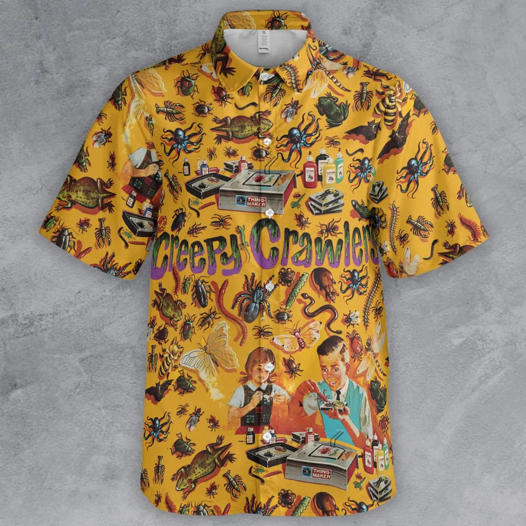 1960s Creepy Crawlers Toy Button Down Shirt