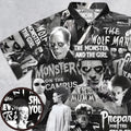 Universal Monsters Pattern Button Down Shirt