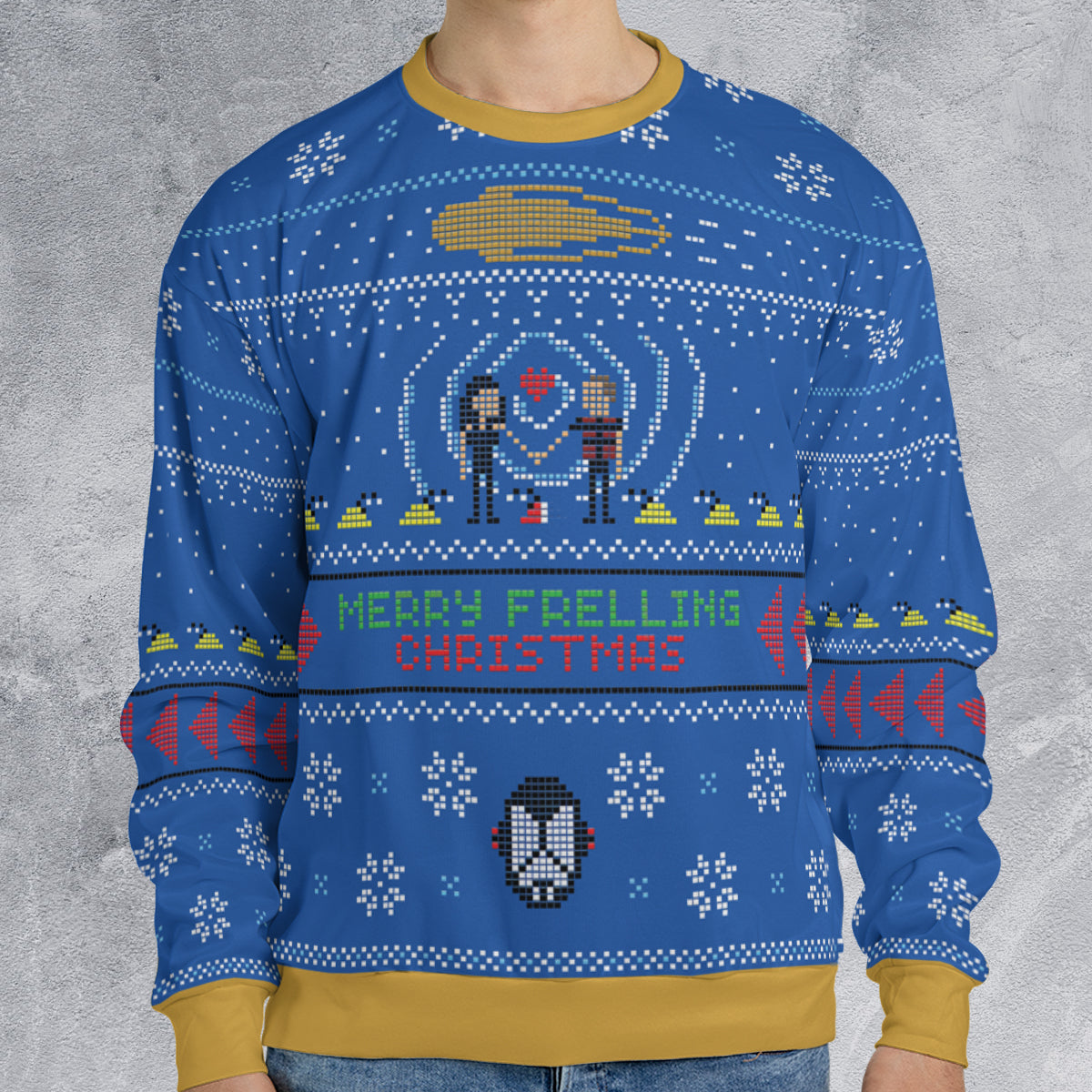 Frelling Christmas Farscape Ugly Christmas Sweatshirt