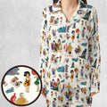 The Pebbles and Bamm Bamm Show Characters Pajamas Set
