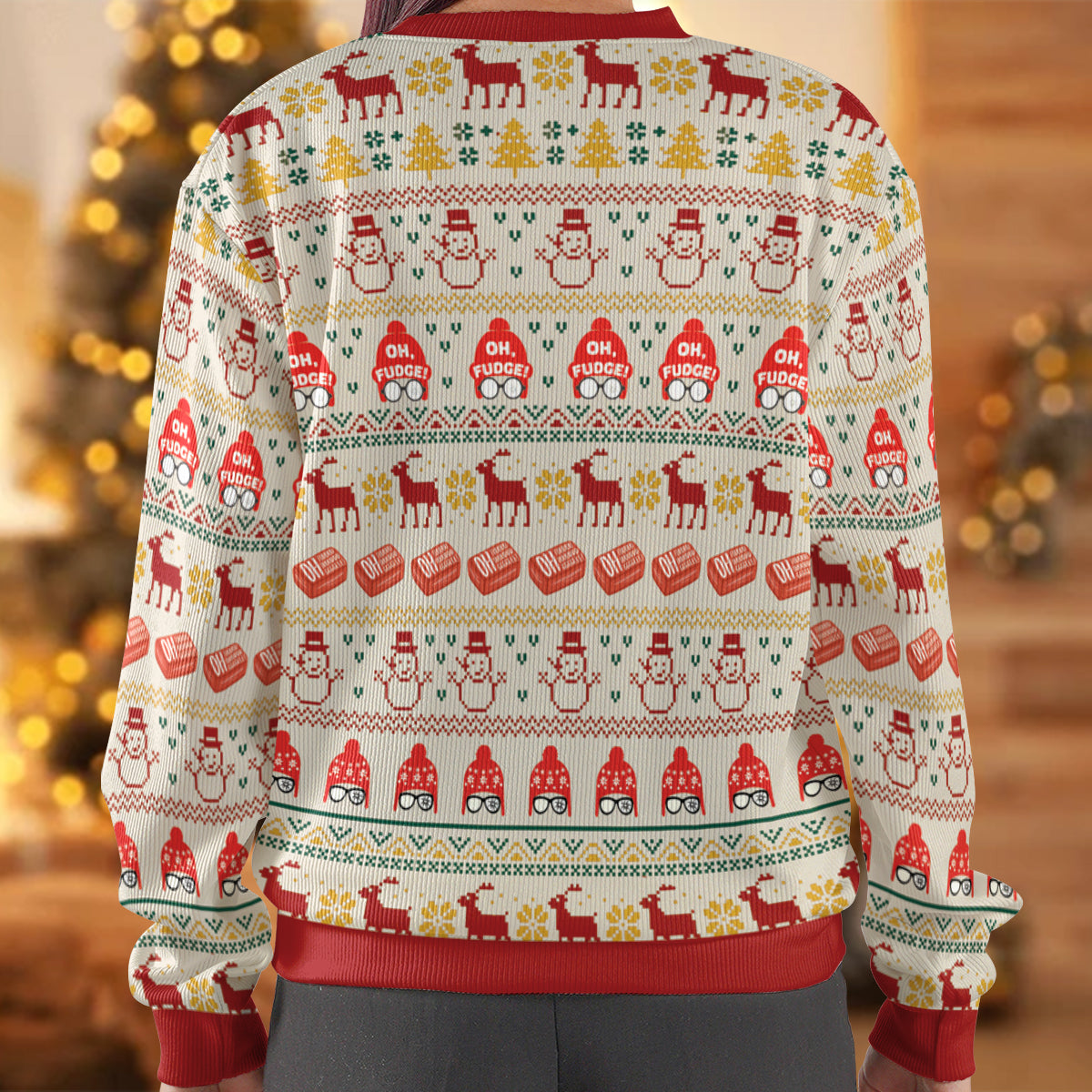 Ohh Fudge Ugly Christmas Sweatshirt