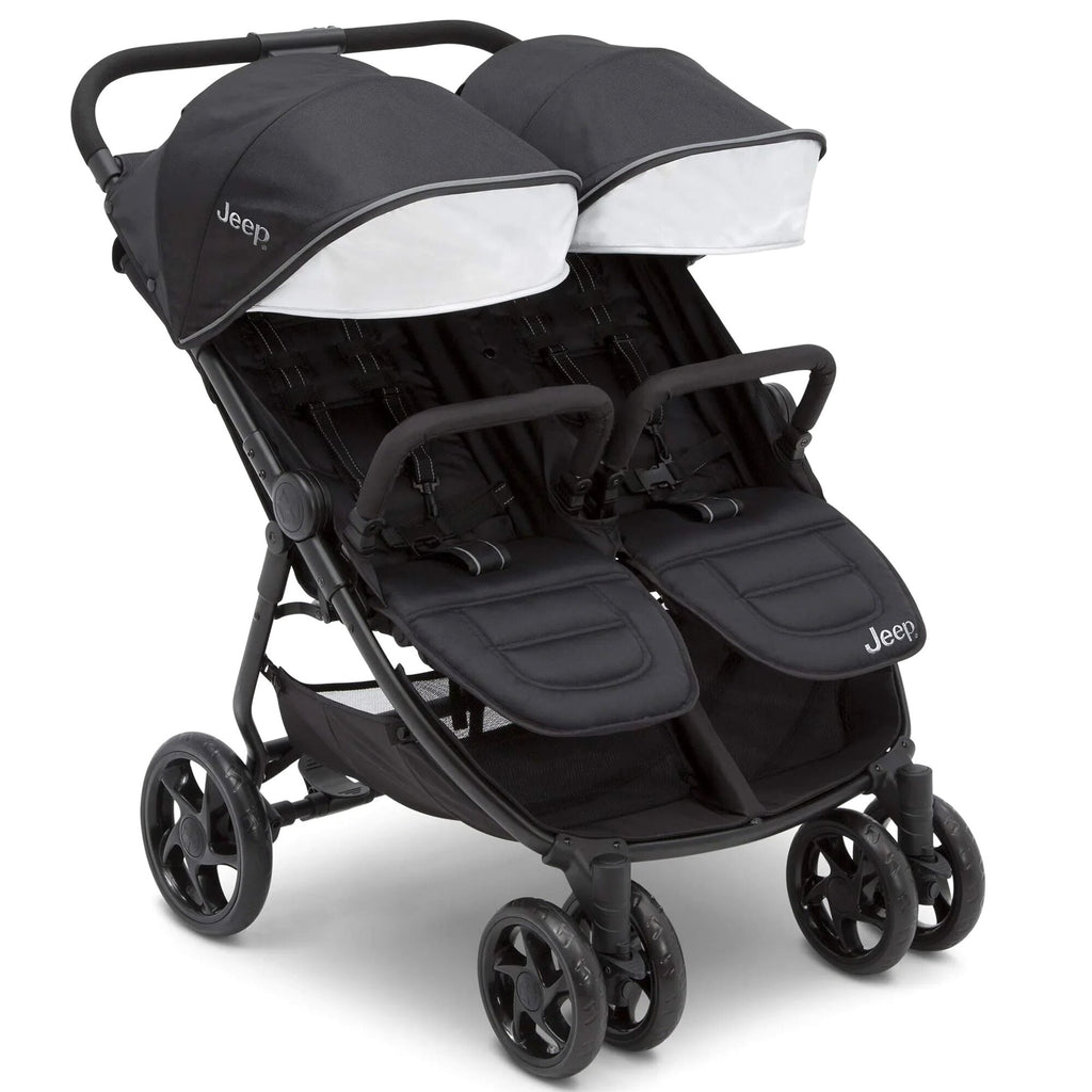 Jeep Destination Ultralight Side x Side Double Stroller, 80 Pounds Total - Destination