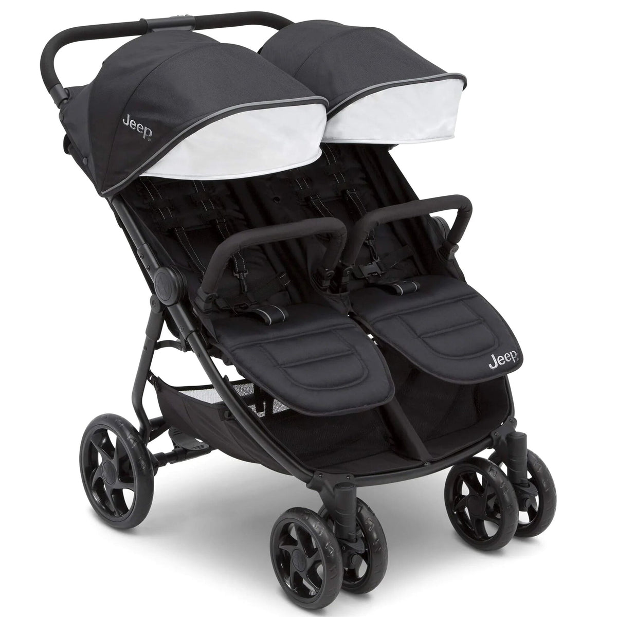 Jeep Destination Ultralight Side x Side Double Stroller, 80 Pounds Total - Destination