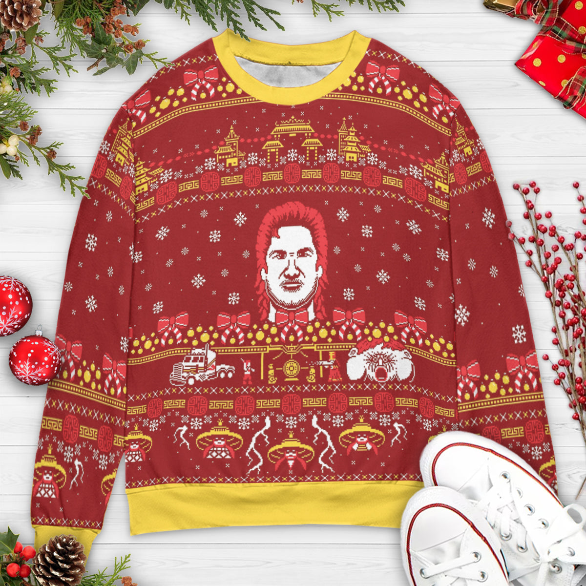 Russell For The Holidays Ugly Christmas Sweatshirt