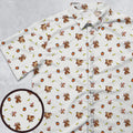 Nintendo Donkey Kong Characters Pattern Button Down Shirt