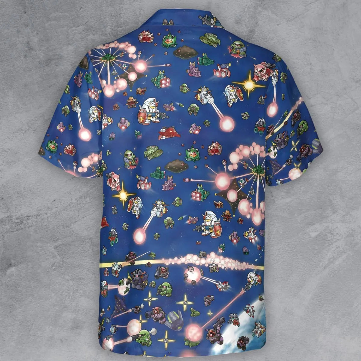 SD Gundam Battle Button Down Shirt