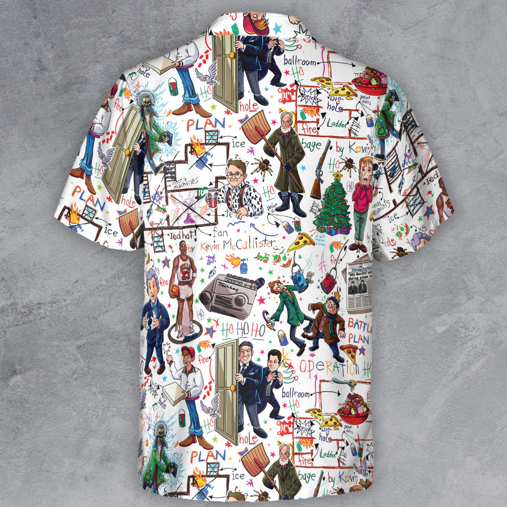 Holiday Battle Plan Home Alone Button Down Shirt