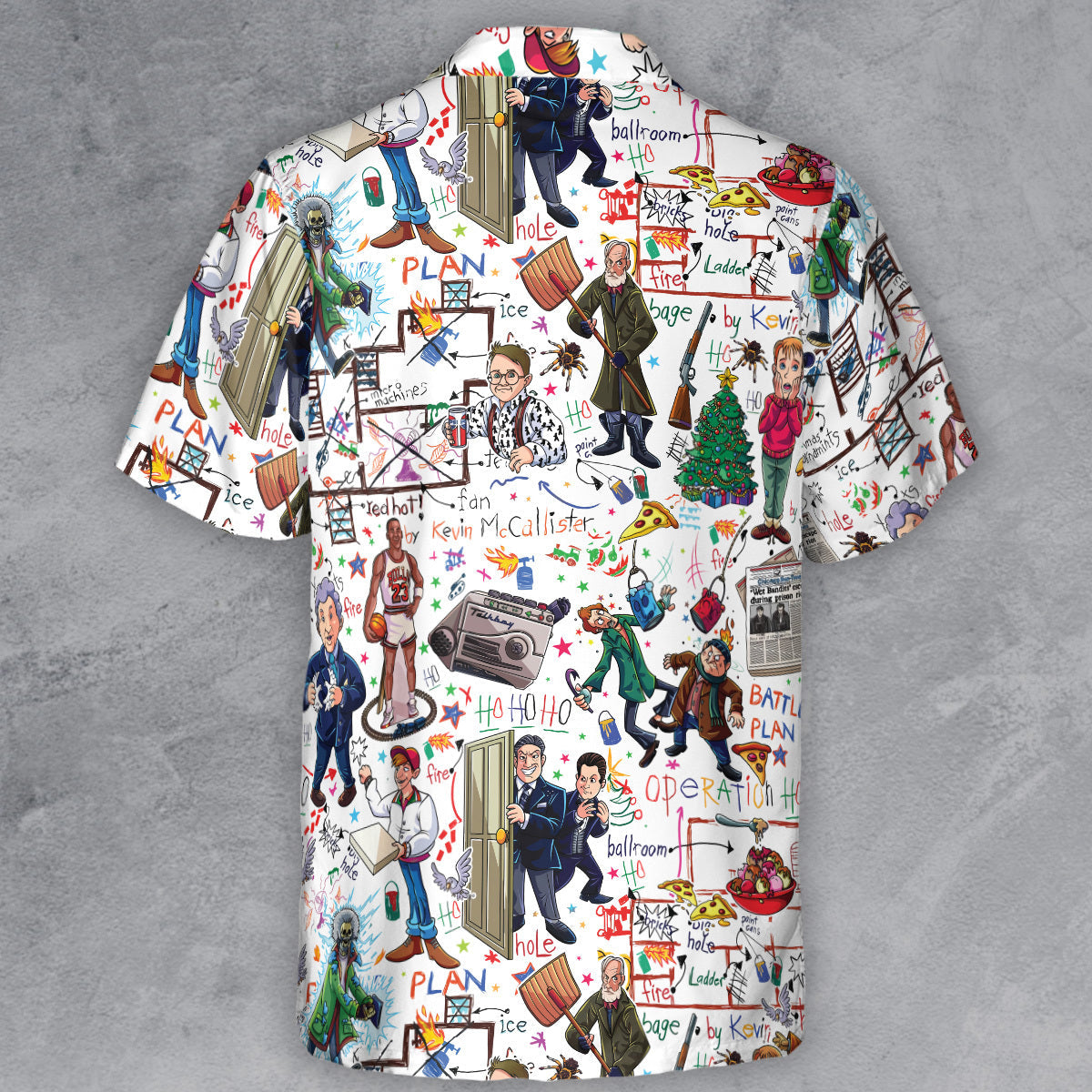 Holiday Battle Plan Home Alone Button Down Shirt