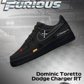 Dominic Toretto Charger RT Fast and Furious AF1 Shoes