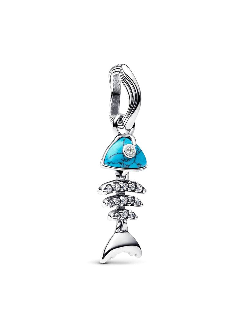 Ocean-Themed Charm Bracelet Set - Blue