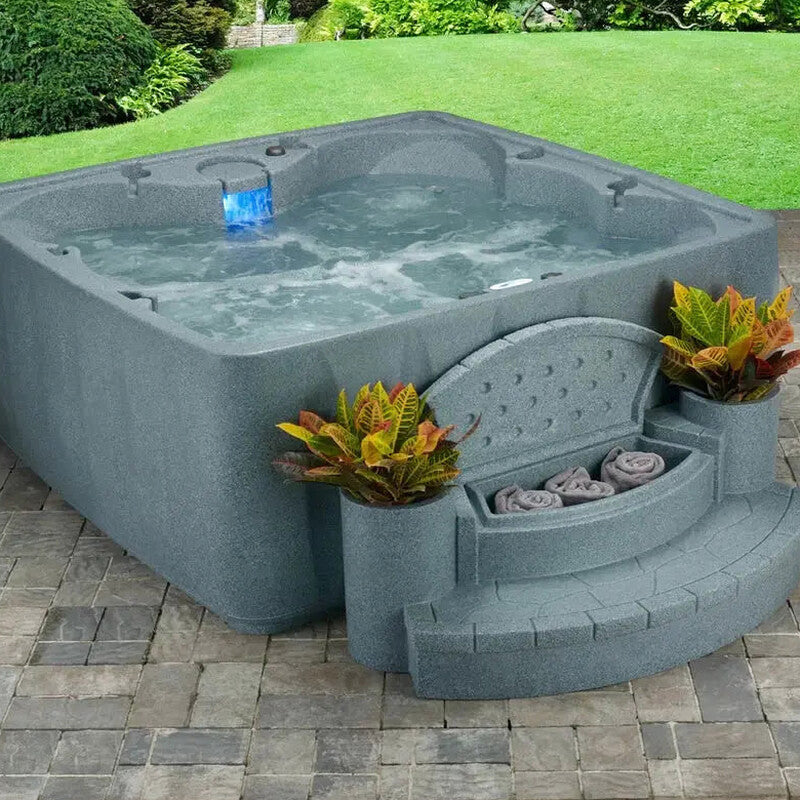 AquaRest Spas 6-Person 29-Jet Plug-And-Play Hot Tub With Ozonator - AR-600P