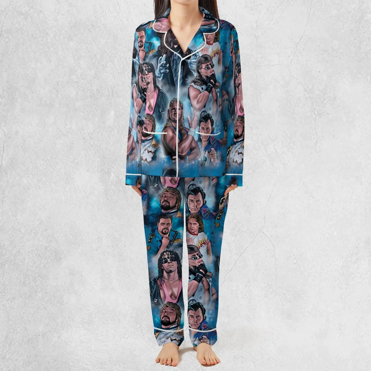 90s Wrestlers Pajamas Set