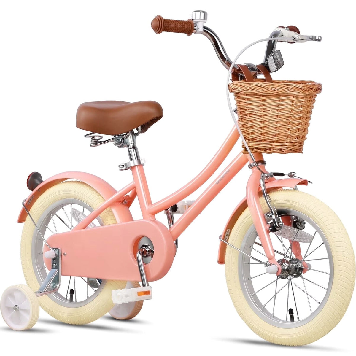Glerc Girls' Kids' Bike, 12 inch, Pink, Ages 2-4 Years - Little Molly