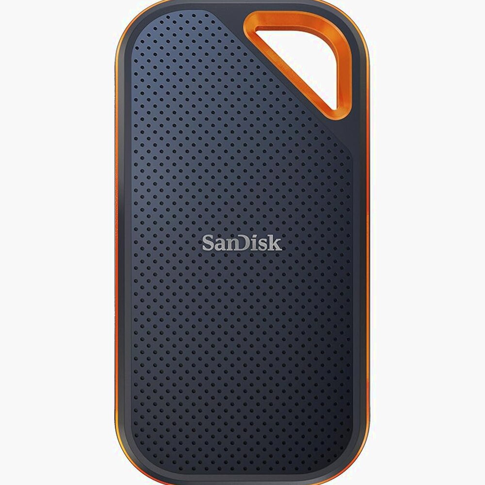 SanDisk Extreme PRO Portable SSD 2 TB USB-C USB 3.2 Gen 2x2 Black - SDSSDE81-2T00-G25
