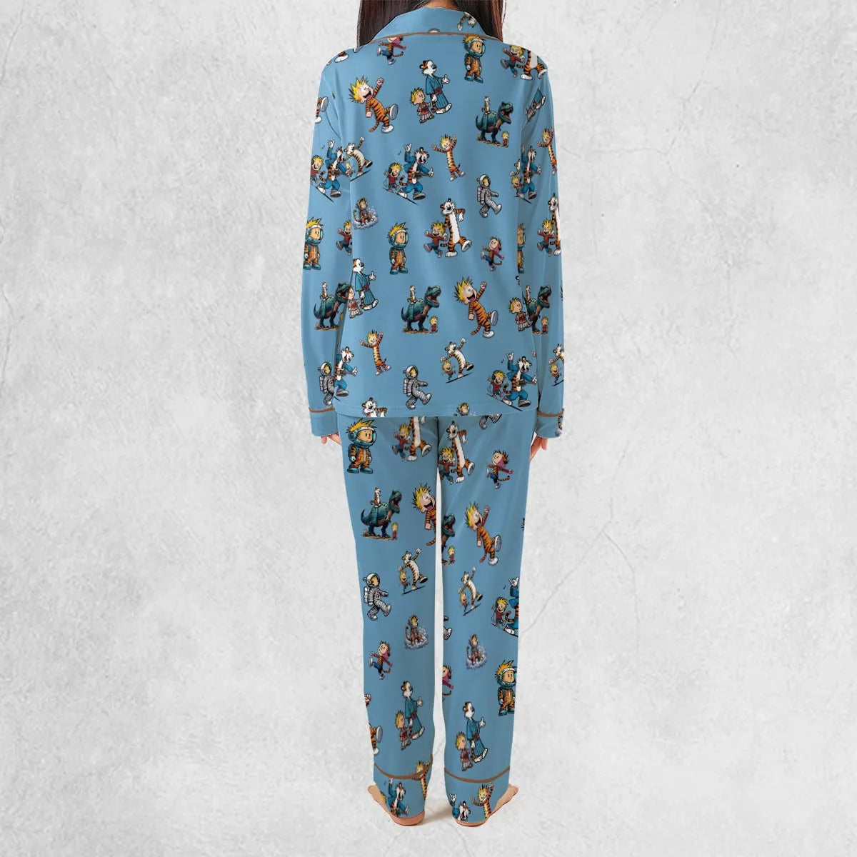 Comics Come To Life Calvin And Hobbes Pajamas Set