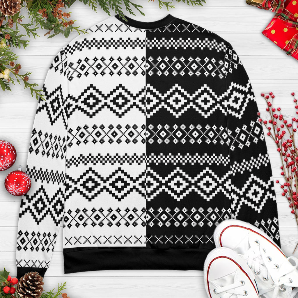 Sleigh Them All Terrifier Ugly Christmas Sweatshirt