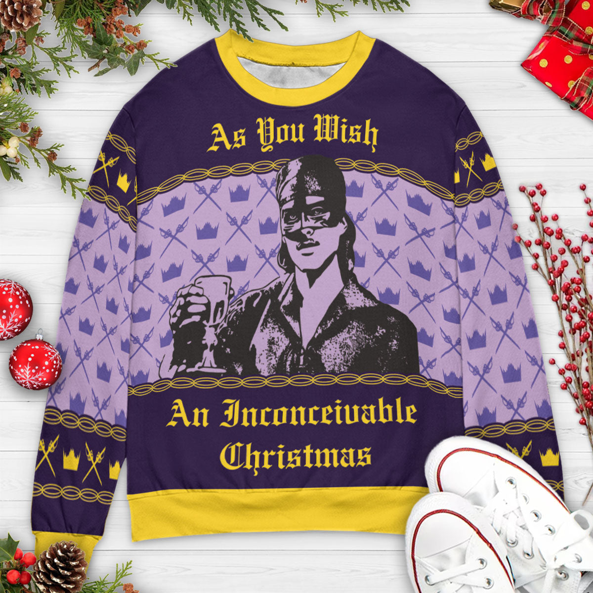 As You Wish The Princess Bride Ugly Christmas Sweatshirt