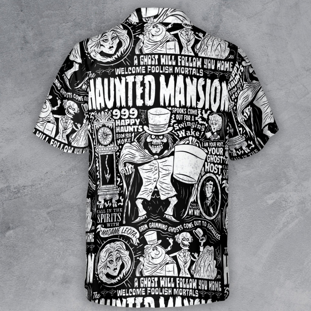 Spookshow Haunted Mansion Button Down Shirt
