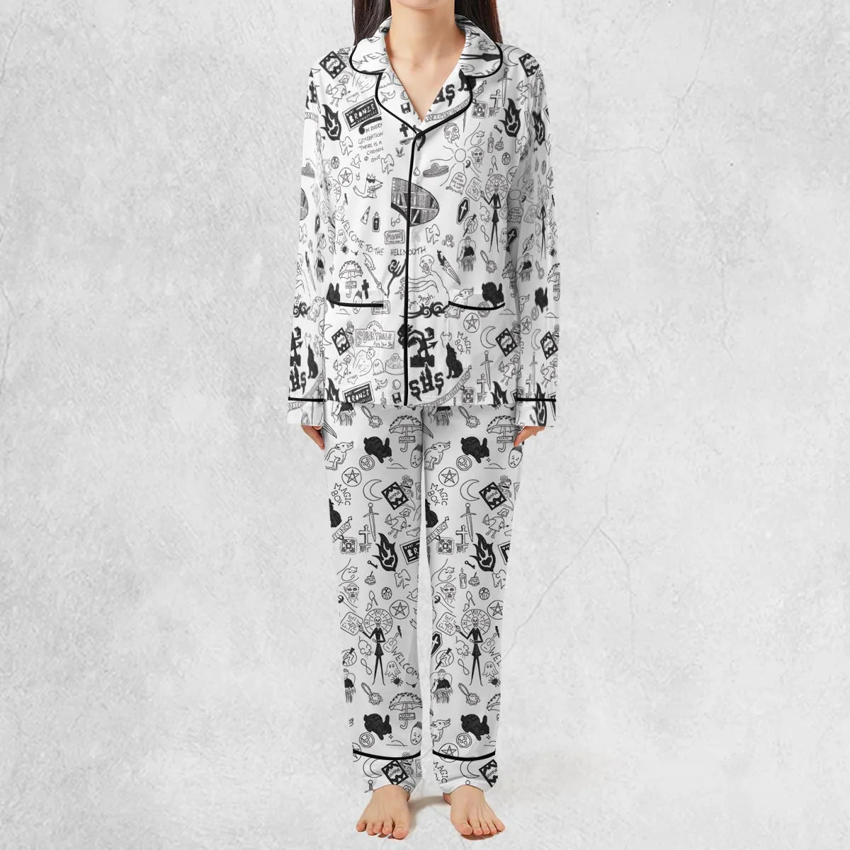 Buffy The Vampire Slayer Pattern Pajamas Set