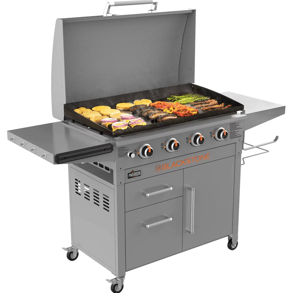 Blackstone ProSeries 4-Burner 36-Inch Griddle Cooking Station With Hood