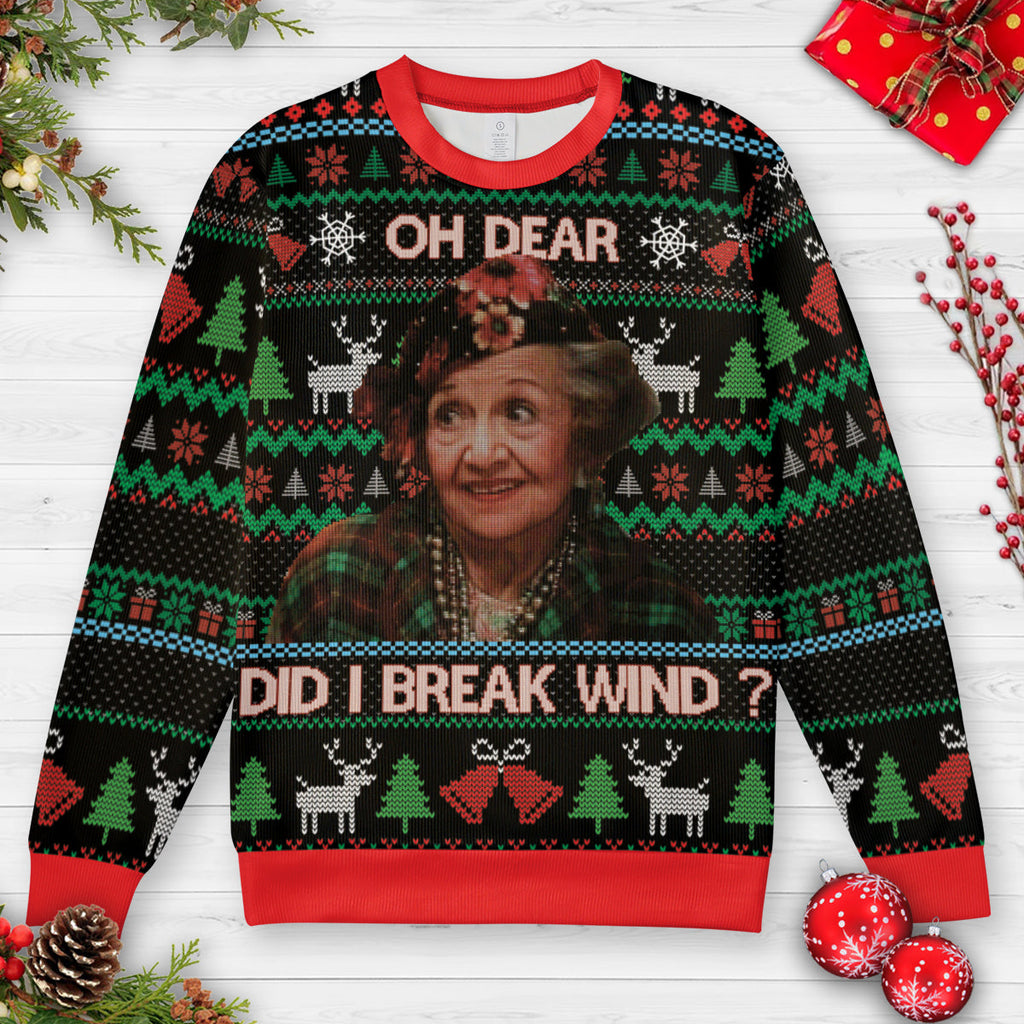 Did I Break Wind Ugly Christmas Sweatshirt