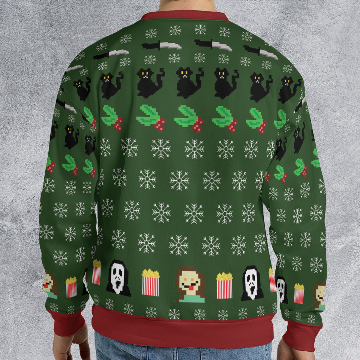 Take My Strong Hand Scream Ugly Christmas Sweatshirt