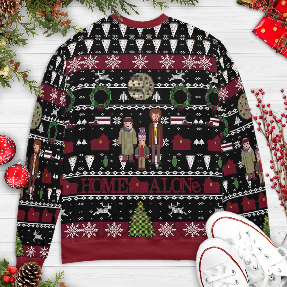 Holiday Mischief Home Alone Ugly Christmas Sweatshirt