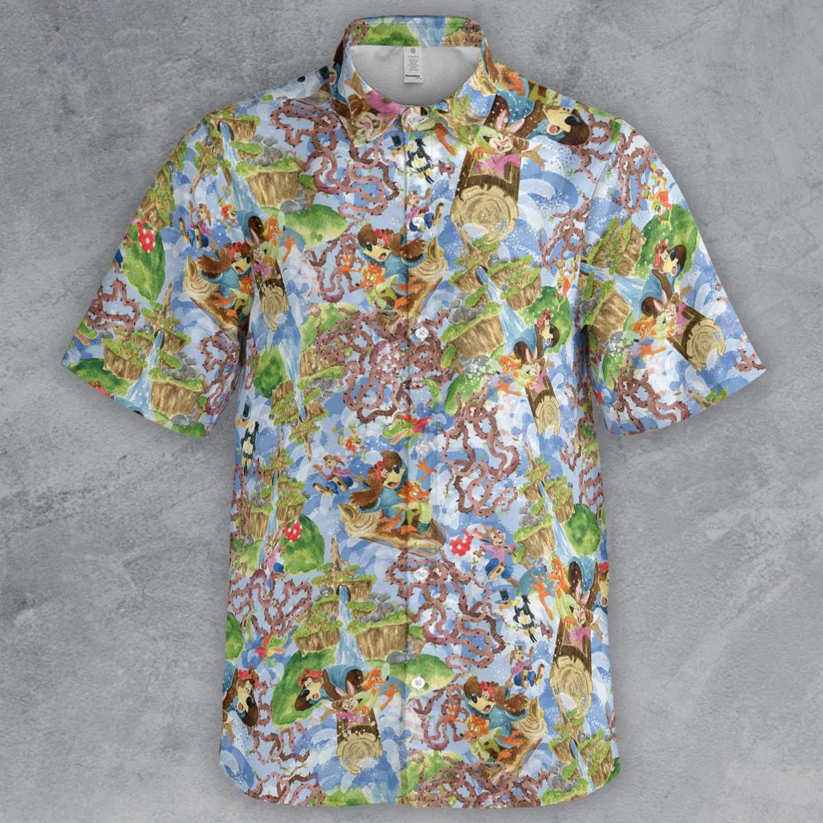 Magic Kingdom Splash Mountain Button Down Shirt