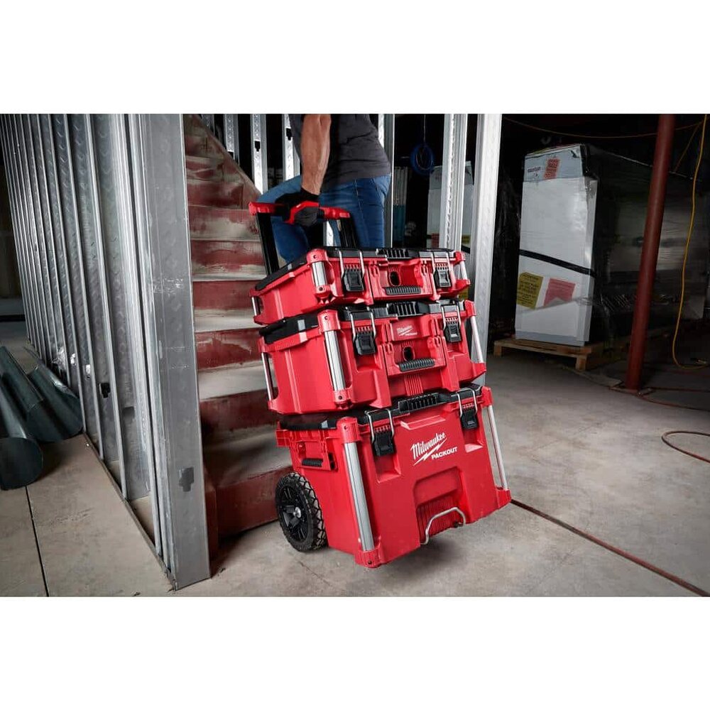 Milwaukee PACKOUT 22 in. Rolling, Large And Medium Tool Box Set - 8426-8425-8424