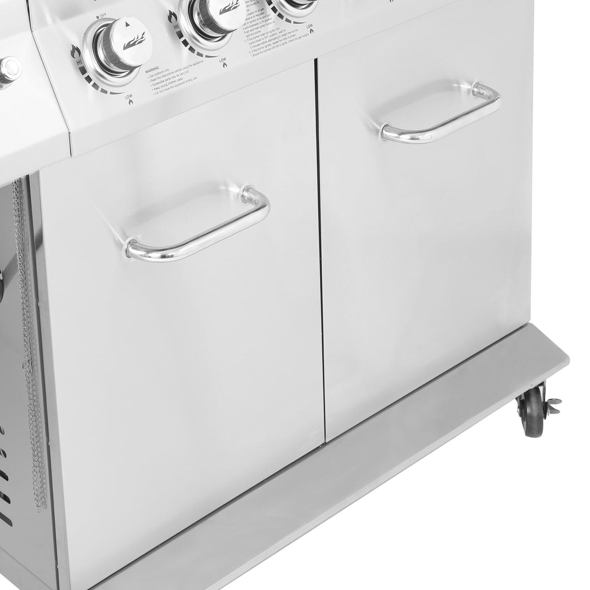 Stainless Steel 6-Burner Gas Grill - 74,000 BTU With Sear And Side Burner