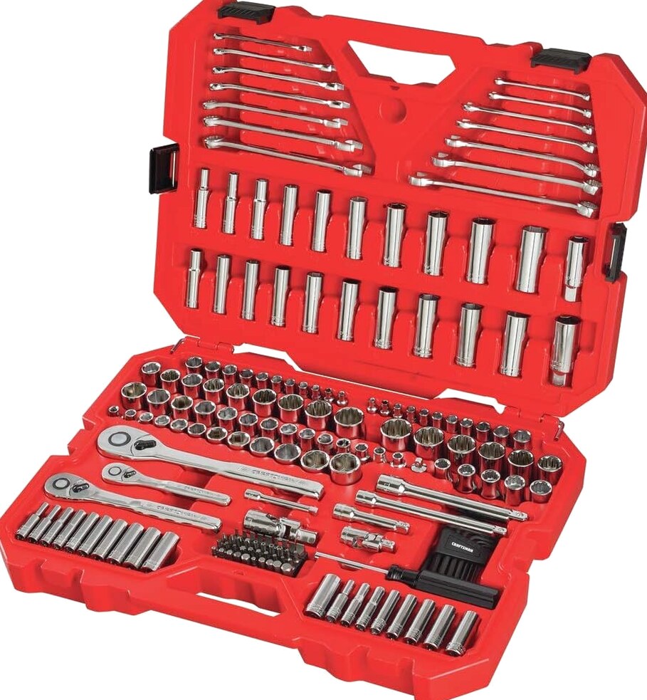 CRAFTSMAN Mechanics Tool Set, 1/4 and 3/8 Inch Drive, 189 Piece - CMMT12134