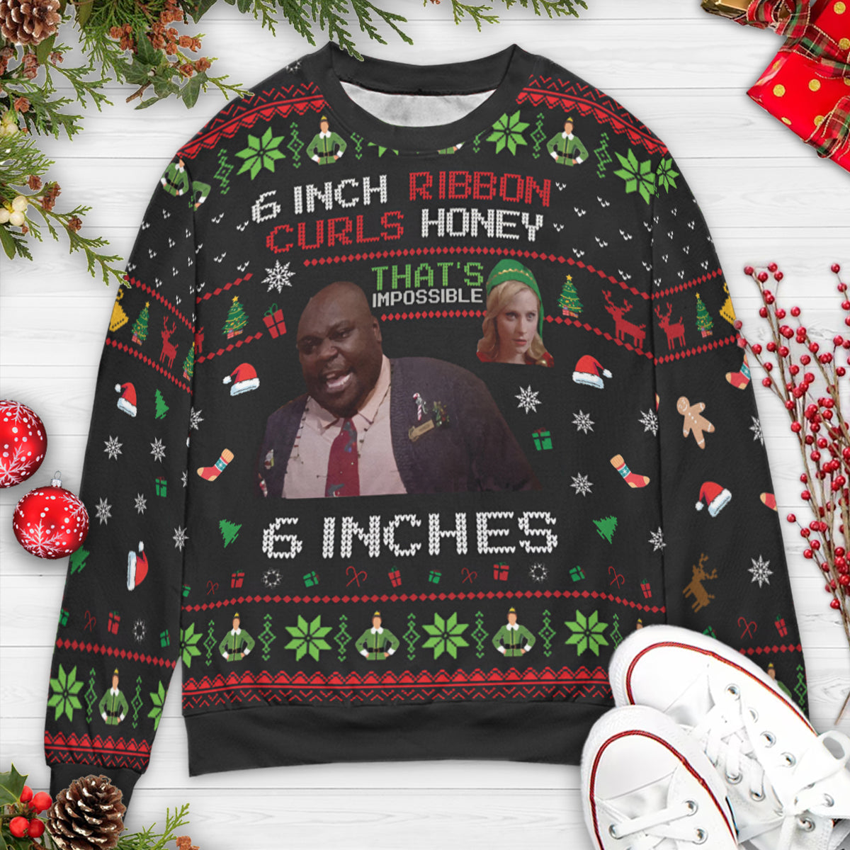 6 inches Ugly Christmas Sweatshirt