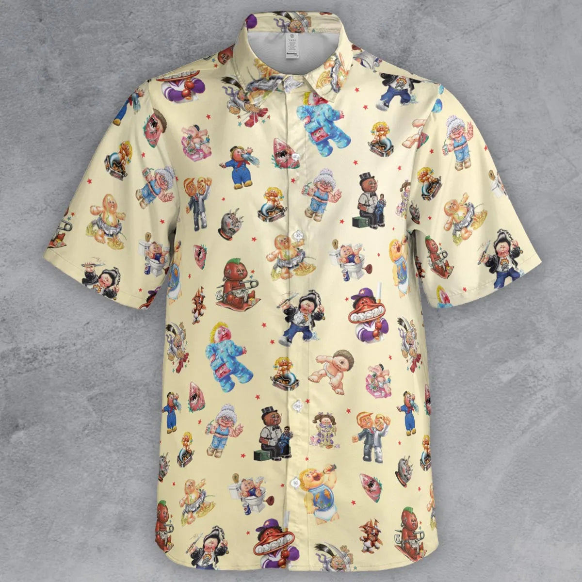 90s Garbage Pail Kids Button Down Shirt